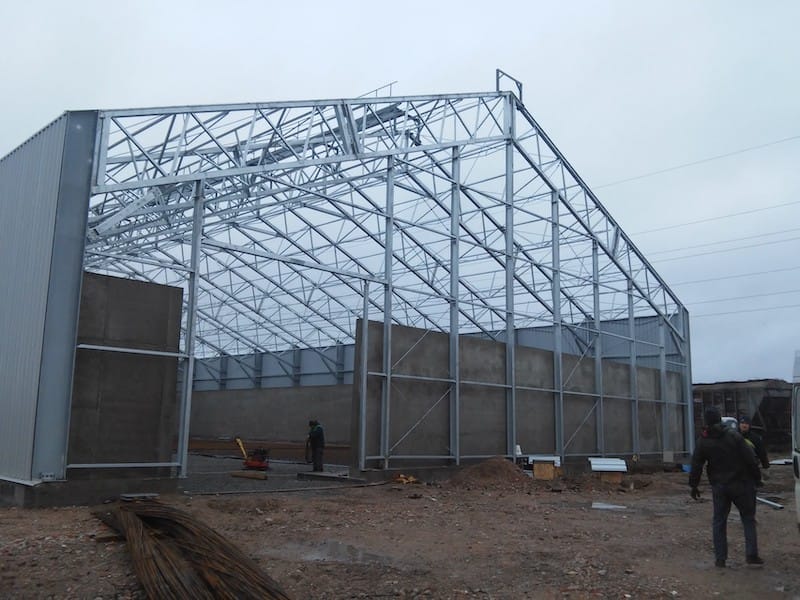 magazyn-litwa Produkcja hal magazynowych, stalowe hale