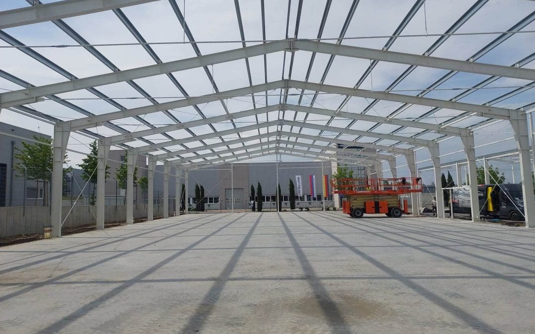 Konstrukcja hali słupowo-ryglowa 24x50x6 w Niemczech