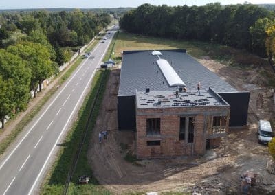 Hala magazynowa z biurem