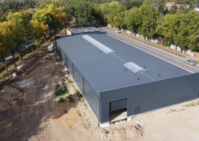 Hala magazynowa z biurem