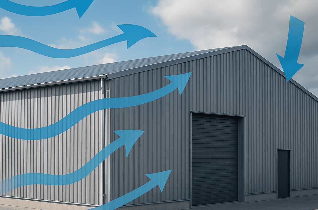 Czym jest obciążenie wiatrem hali stalowej?