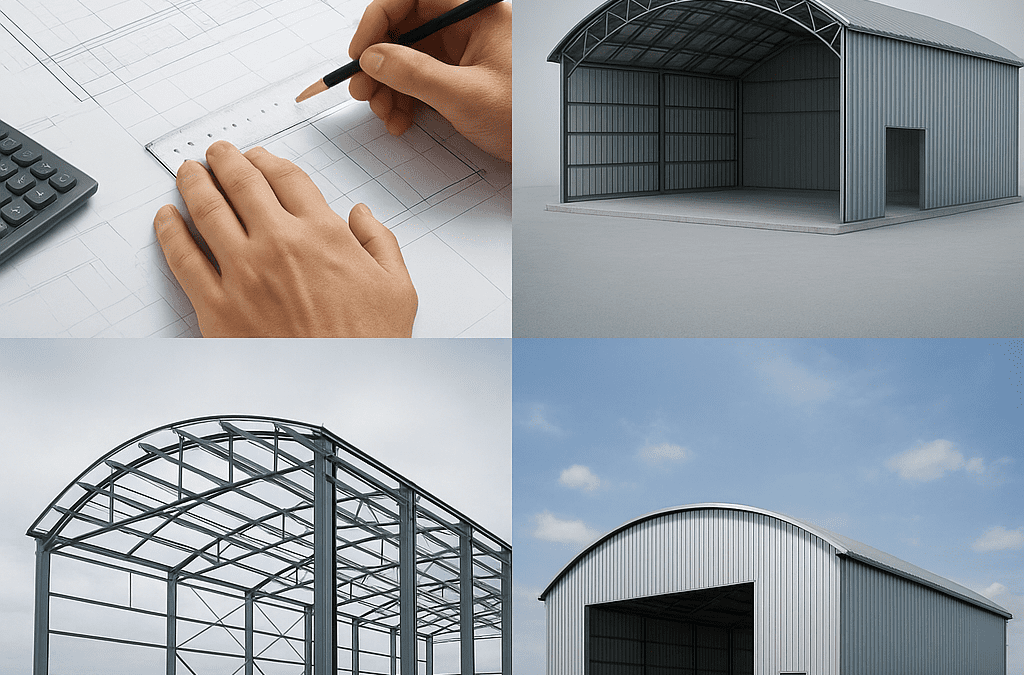Proces projektowania hali stalowej krok po kroku