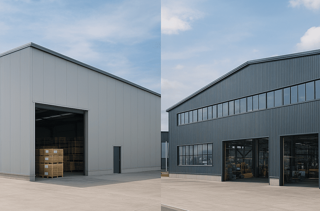 Porównanie hal magazynowych i produkcyjnych – różnice i zastosowania