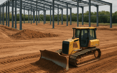 Jak przygotować teren pod&nbsp;budowę hali stalowej