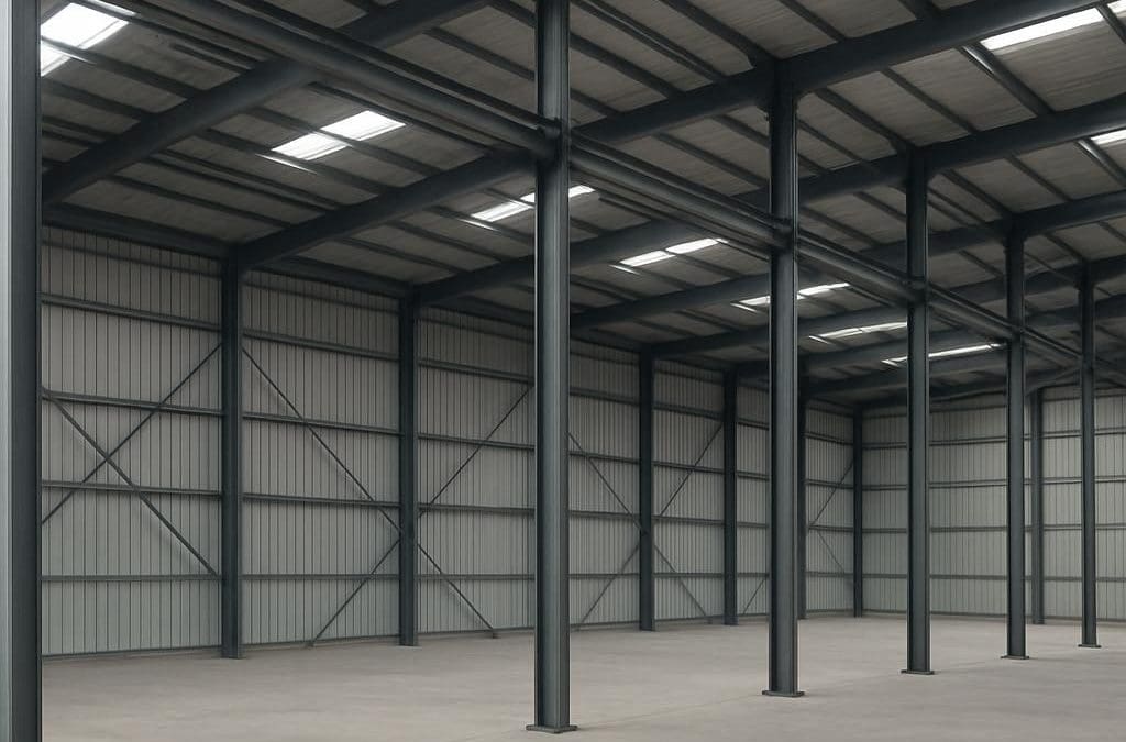 Czym jest siatka słupów w hali?