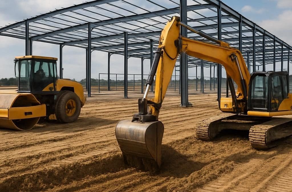 Roboty ziemno-betonowe jako pierwszy etap budowy hali