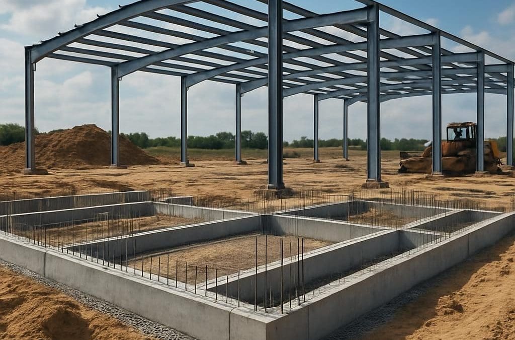 Jak dobrać fundamenty pod halę stalową