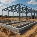 Jak dobrać fundamenty pod halę stalową