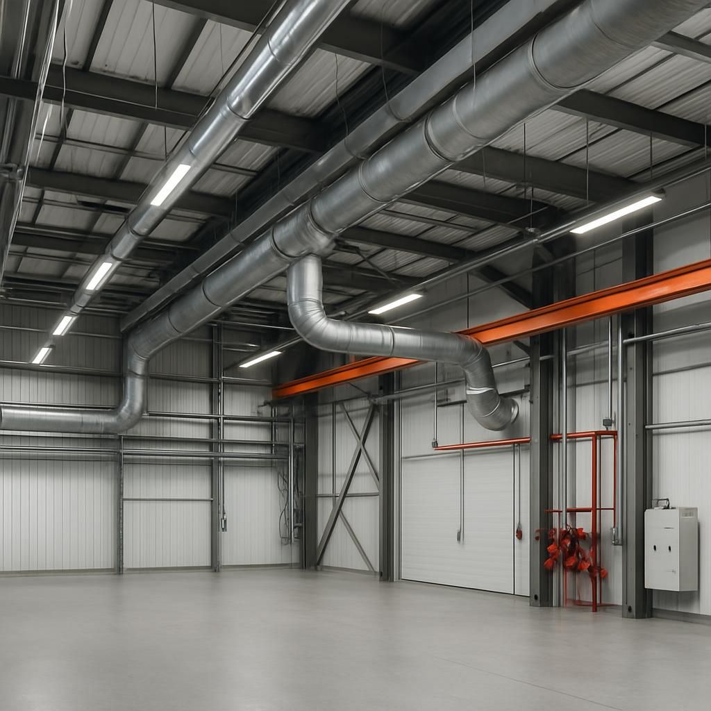 Jakie instalacje techniczne warto zaplanować w hali produkcyjnej