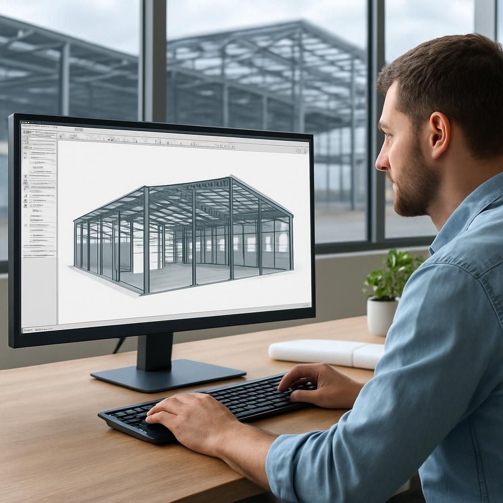 Jak systemy BIM usprawniają projektowanie hal stalowych