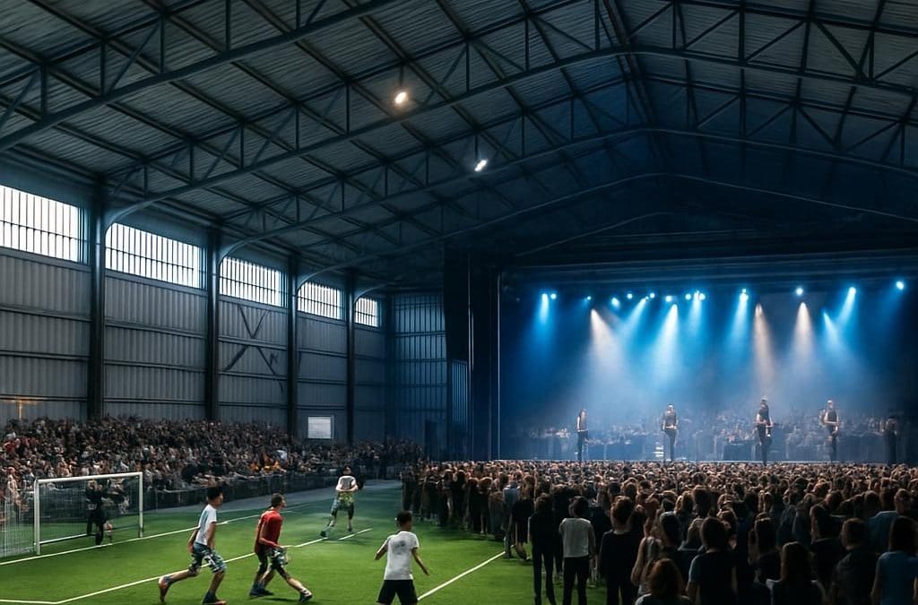 Jak hale stalowe są wykorzystywane w branży eventowej i sportowej