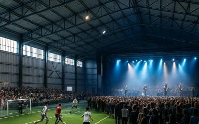 Jak hale stalowe są&nbsp;wykorzystywane w&nbsp;branży eventowej i&nbsp;sportowej